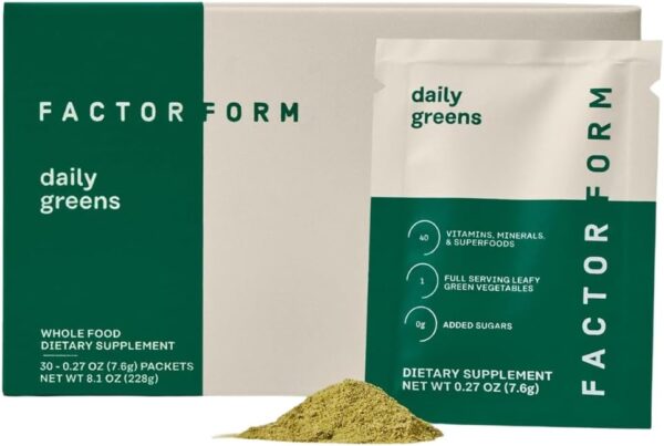 FACTOR FORM Whey Protein and Daily Greens Foundational Nutrition Starter Pack - Image 3