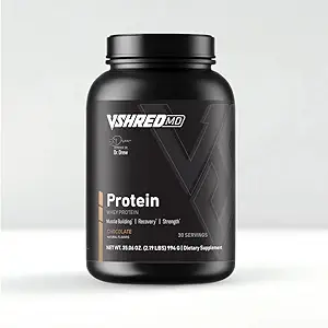 V Shred MD Chocolate Protein – Dr. Drew Approved Protein Powder – Formulated with 25g Protein – Supports Strength, Wellness & Daily Nutrition – Rich Natural Flavor