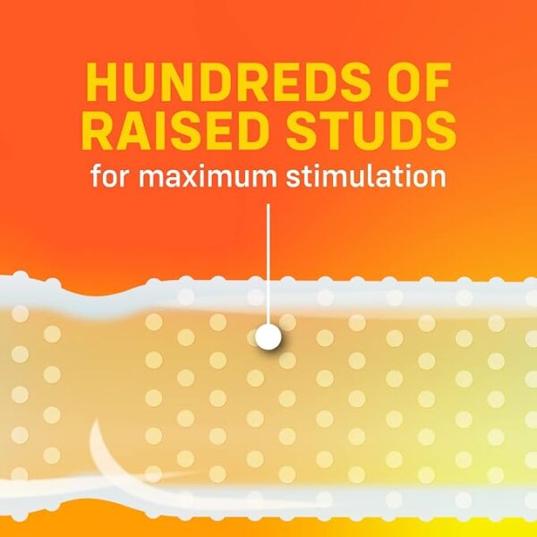 ONE Condoms Super Studs | Studded Condoms, Textured Condoms, Latex Condoms 12 Pack - Image 2