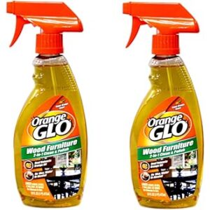Orange Glo Wood Furniture 2-in-1 Clean & Polish Spray, 16 oz. (Pack of 4)