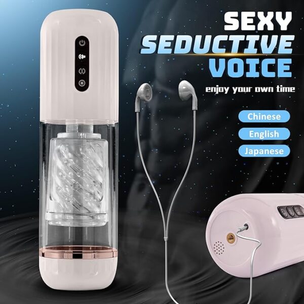 Automatic Male Masturbator Penis Pump - Male Sex Toys for Men with Upgrade Vacuum Pump & Thrusting - Image 4