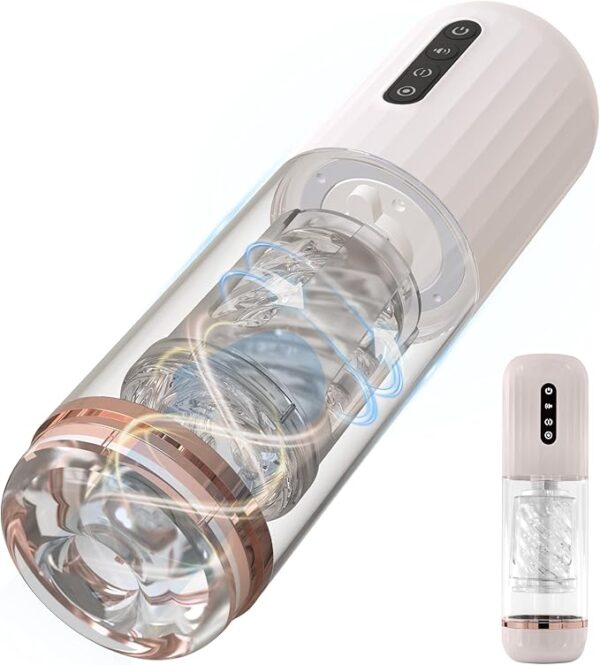 Automatic Male Masturbator Penis Pump - Male Sex Toys for Men with Upgrade Vacuum Pump & Thrusting