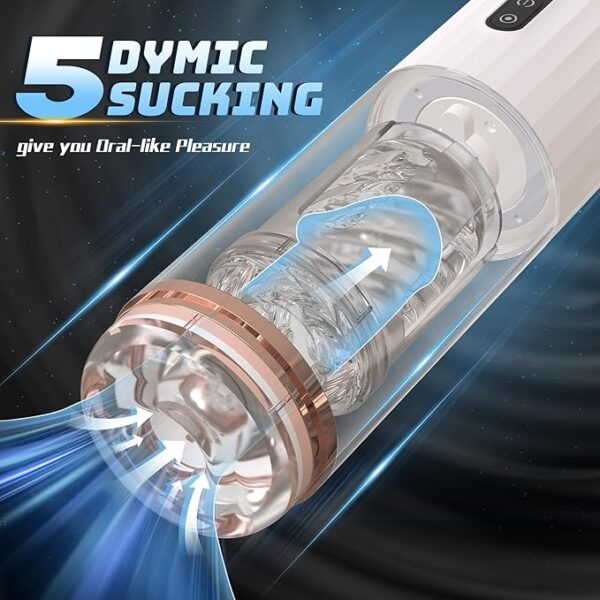 Automatic Male Masturbator Penis Pump - Male Sex Toys for Men with Upgrade Vacuum Pump & Thrusting - Image 3