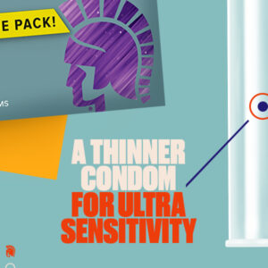 TROJAN Ultra Thin Condoms for Sensitivity, Lubricated TROJAN Condoms for Men, 36 Count Value Pack