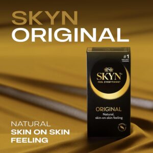 SKYN Supreme Feel Non-Latex Condoms, 30 Count, Ultra-Thin & Pre-Lubricated for a Natural, Smooth Fit
